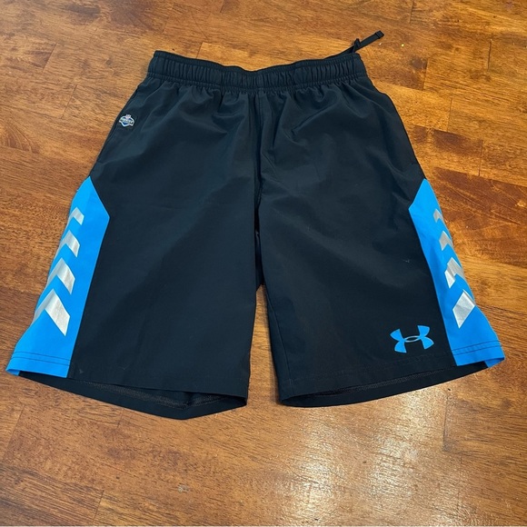 NFL Combine Boy's Black and Blue Athletic Shorts size Youth Medium - Picture 1 of 5